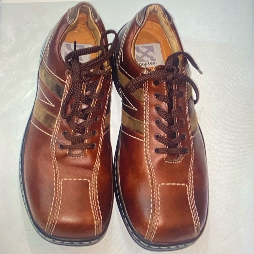 quotes Casual classic Oxford leather upper Men Shoes size 10M